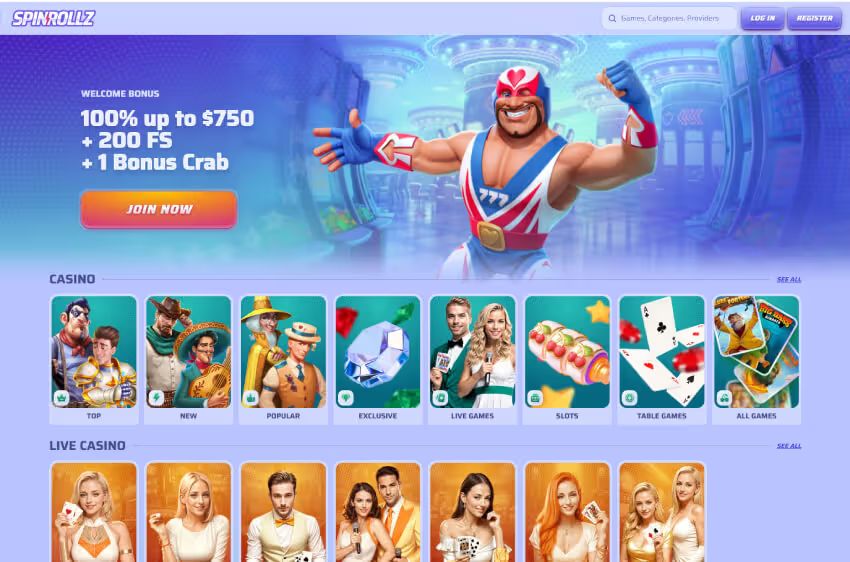 spinrollz casino welcome bonus