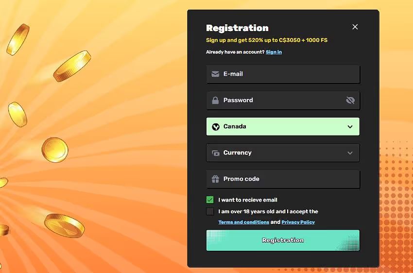 spinsbro casino new player login