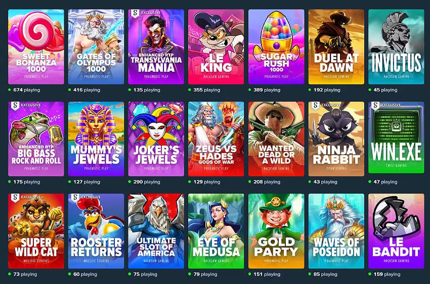 stake casino online slots