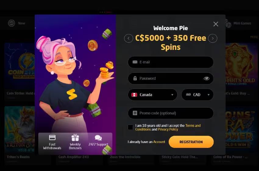 StayCasino new player login