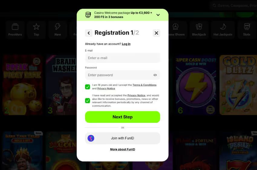 swiper casino new player login