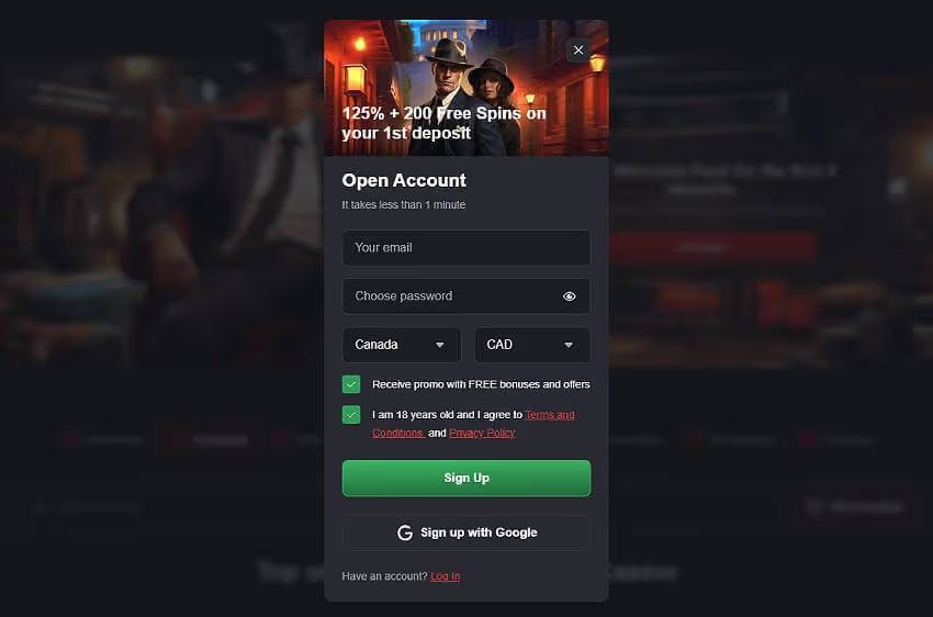 syndicate casino new player login