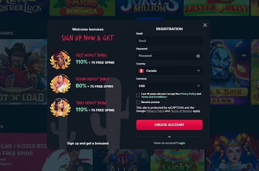 trips casino new player login