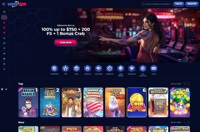 viperwin casino welcome bonus
