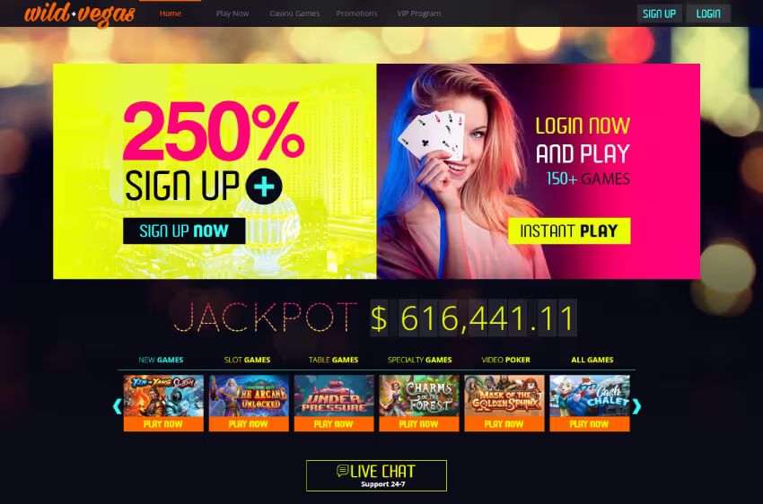 wild vegas casino welcome bonus