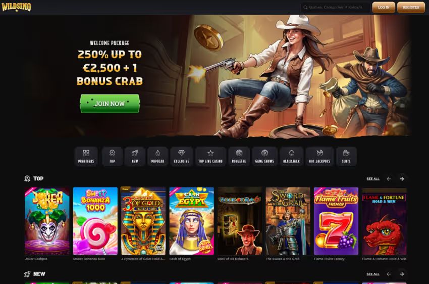 wildsino casino welcome bonus