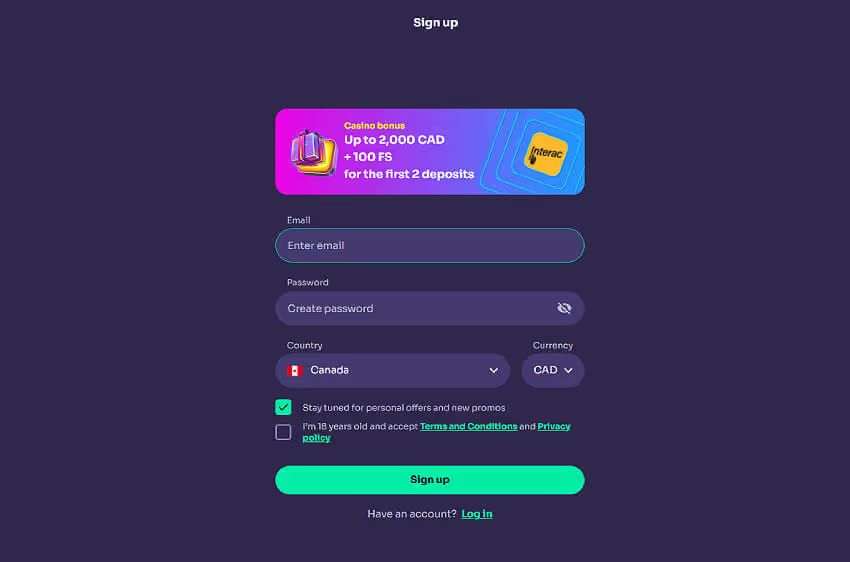 winspirit casino new player login