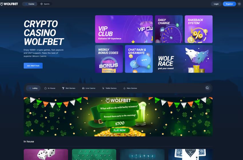 wolfbet casino welcome bonus