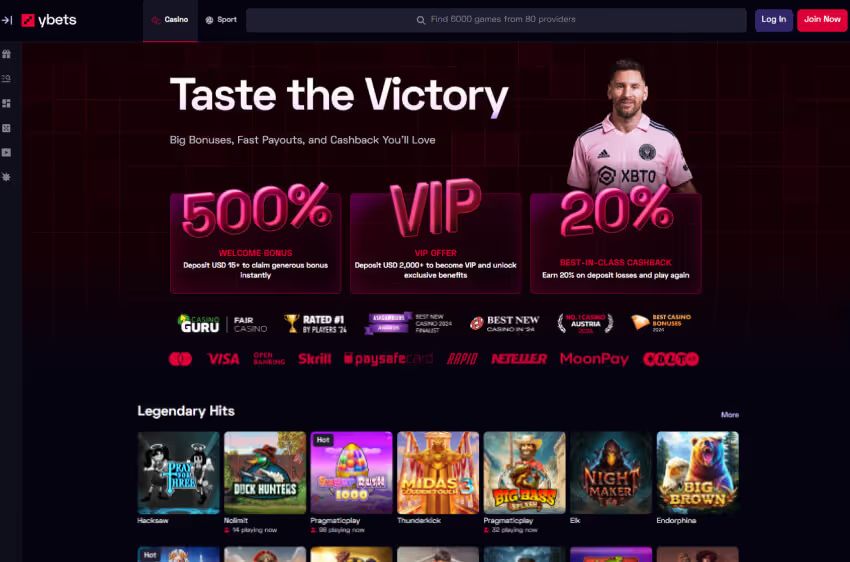 ybets casino welcome bonus