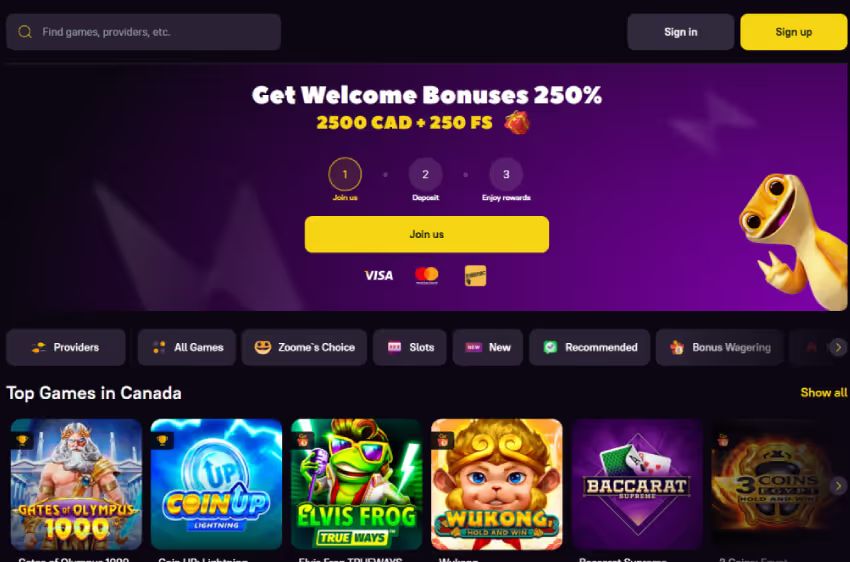 zoome casino welcome bonus