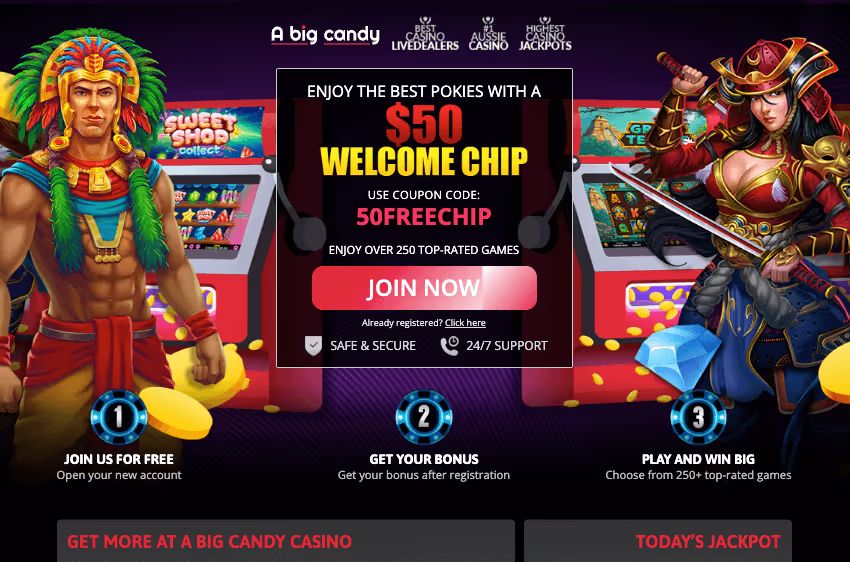 big candy casino welcome package