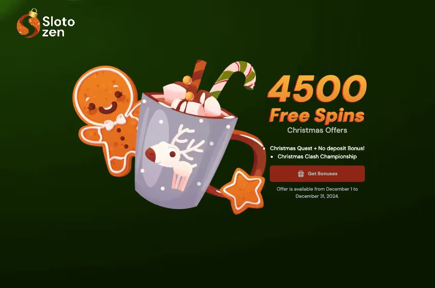 slotozen casino christmas offers