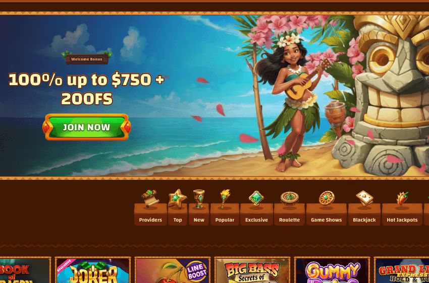 tiki casino welcome bonus