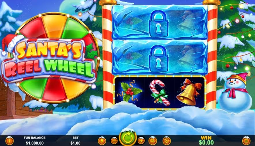 Santa's Reel Wheel Slot BG