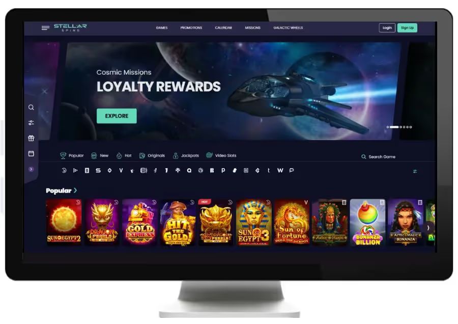 stellar spins home desktop