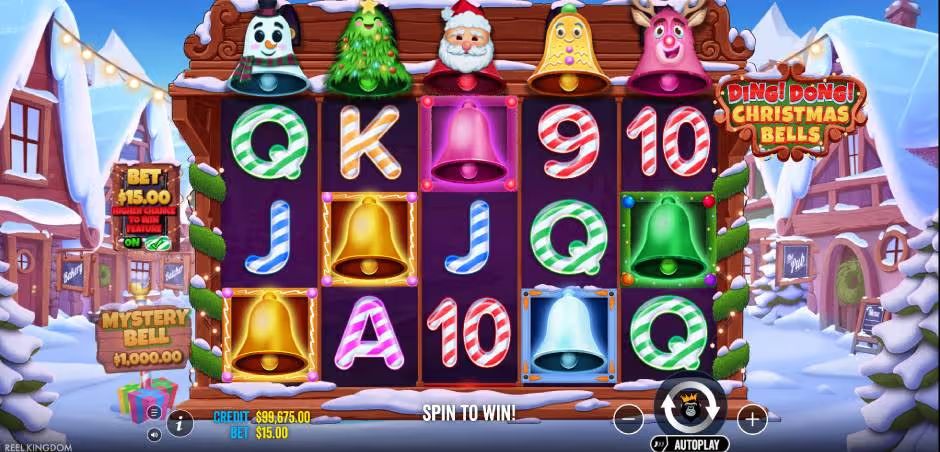 Ding Dong Christmas Bells Slot Symbols