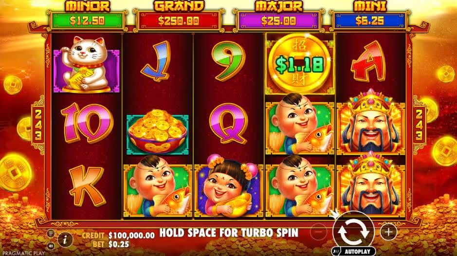 Caishen's Cash Slot BG Screenshot