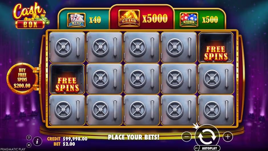 Cash Box Slot BG Screenshot