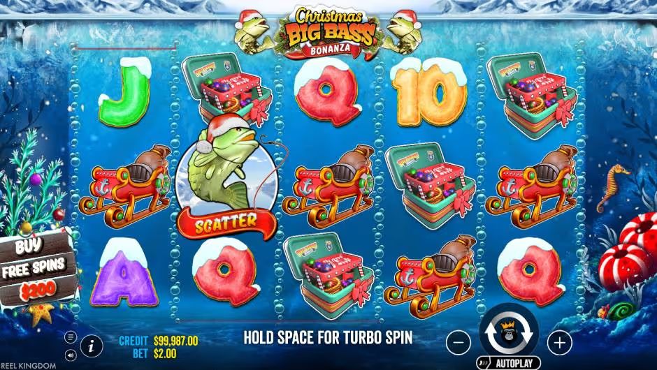 Christmas Big Bass Bonanza Slot Bonus Symbol