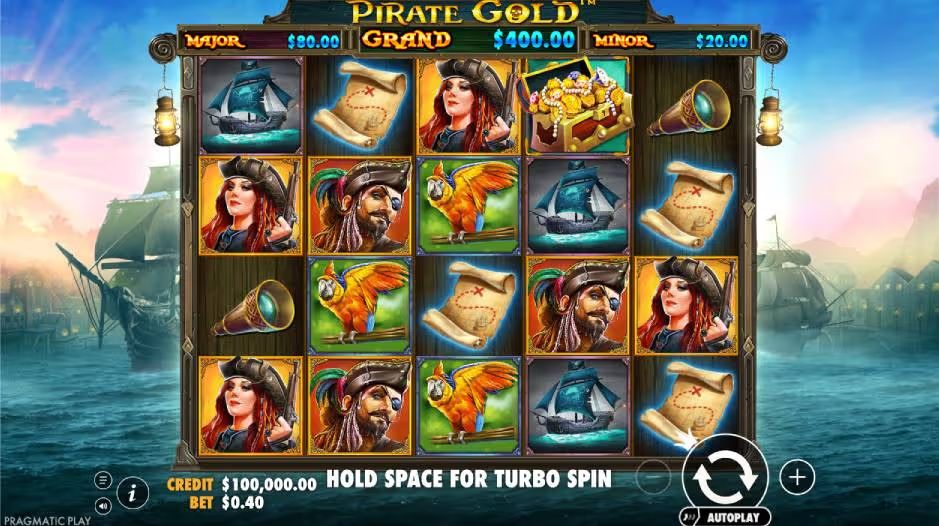 Pirate Gold Slot Background