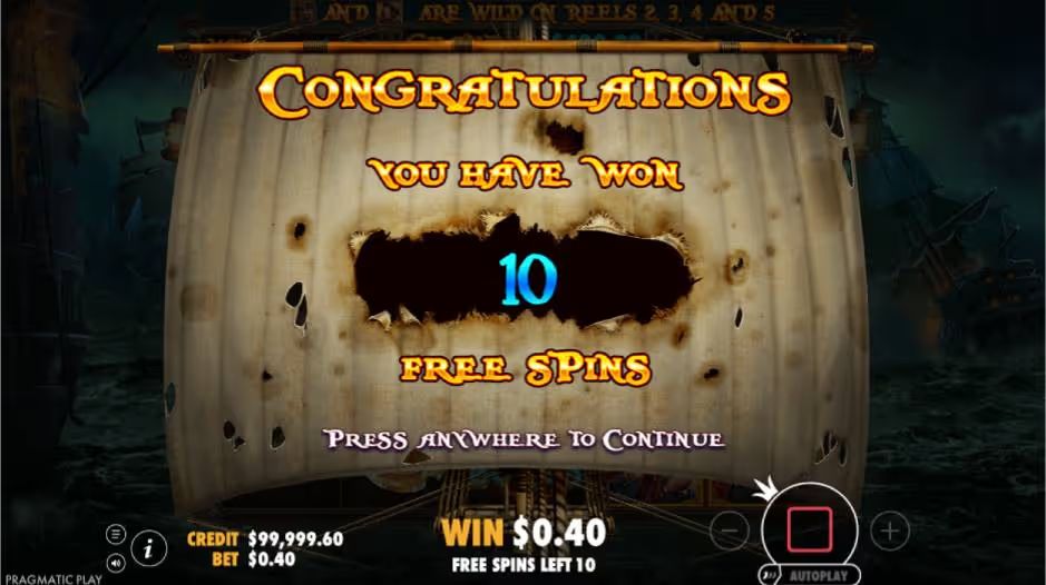 Pirate Gold Slot Free Spins Image