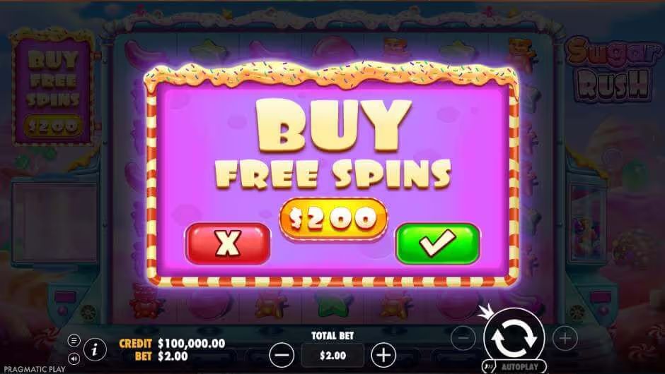 Sugar Rush Slot Buy Free Spins Feature (1)
