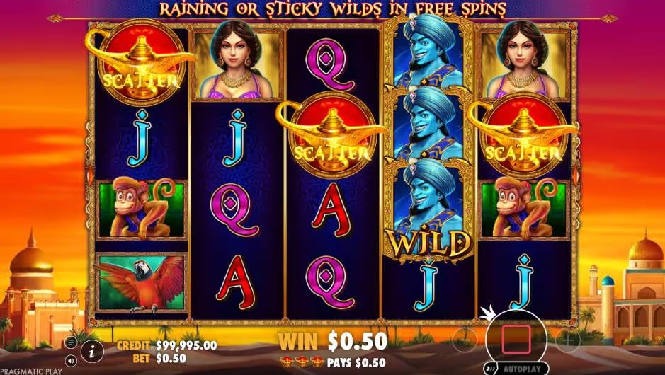 3 Genie Wishes Scatter symbol