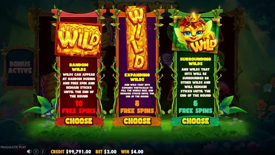3 Buzzing Wilds Slot Free Spins Choice