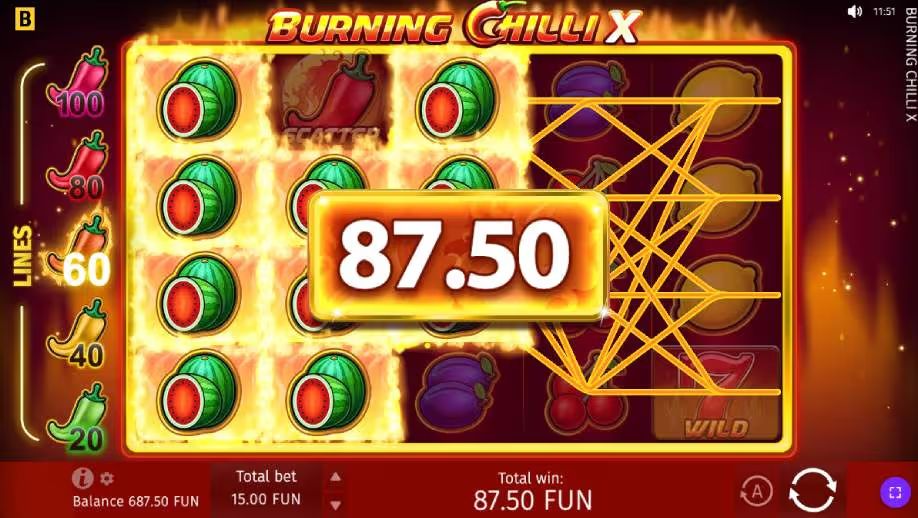 Burning Chilli X Slot Big Win