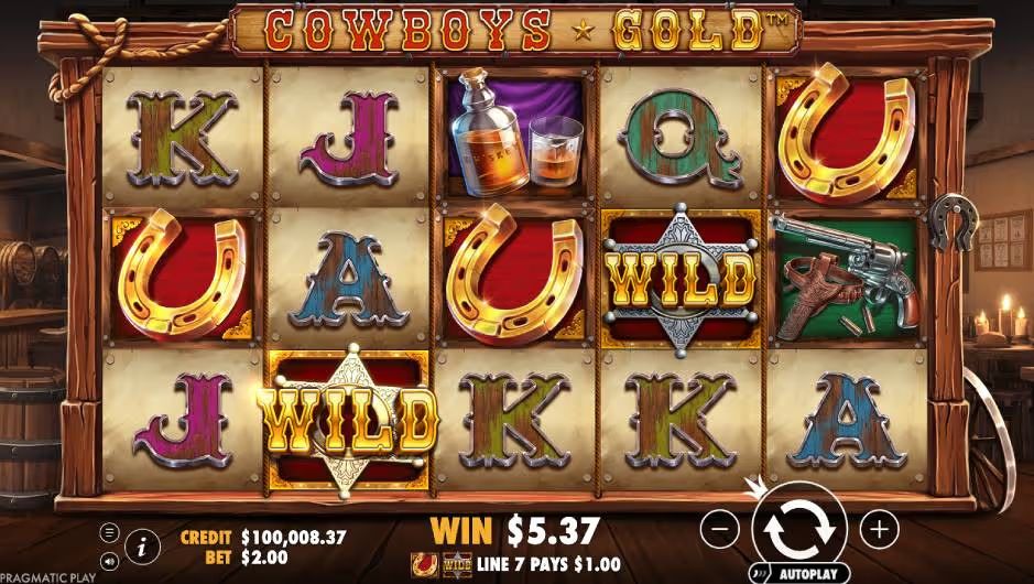 Cowboys Gold Wilds Symbol Screenshot