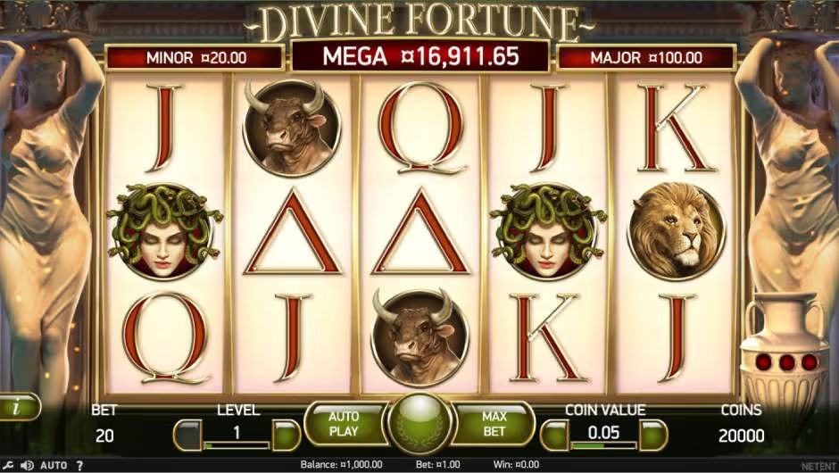 Divine Fortune Pokies Background SS