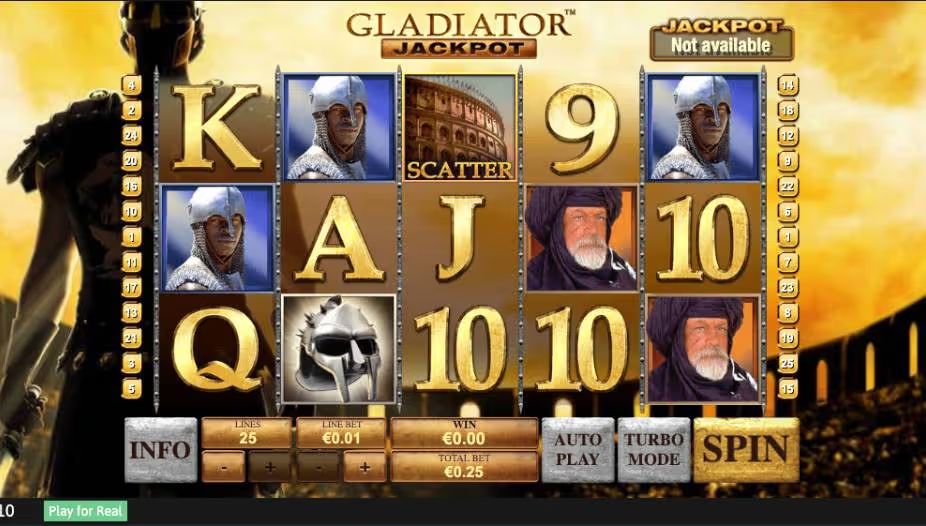 Gladiator jackpot Scatter symbol