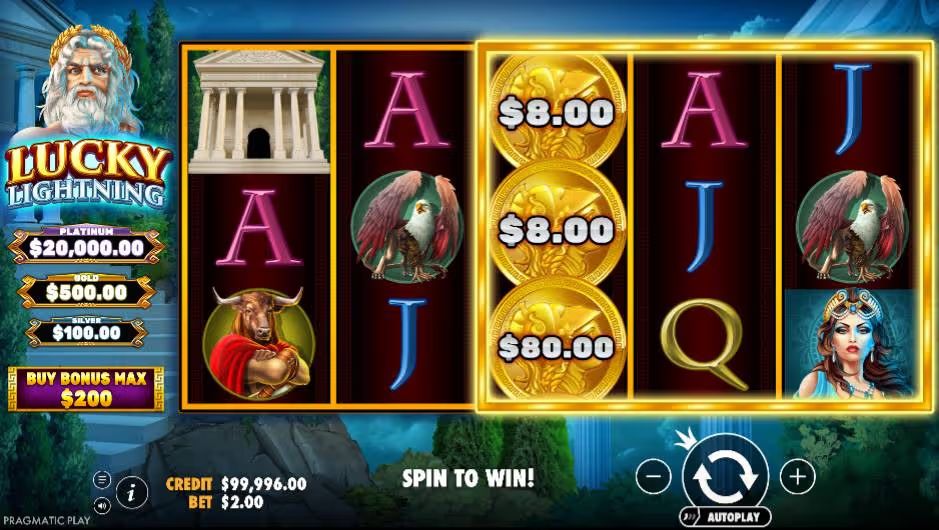 Lucky Lightning Slot Screenshot