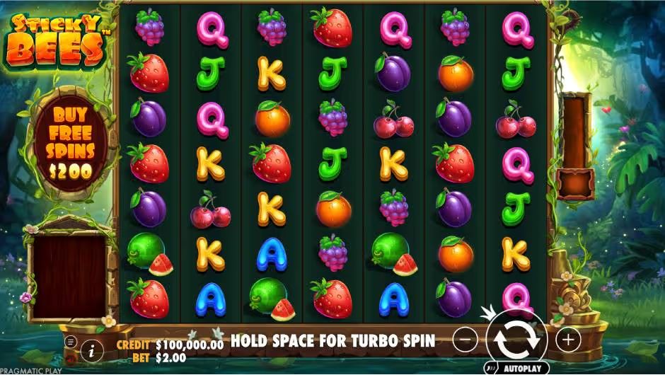 Sticky Bees™ Pokies Background for Demo Play