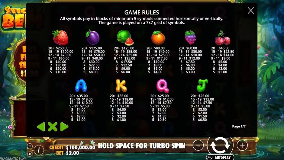 Sticky Bees Slot Game Rules