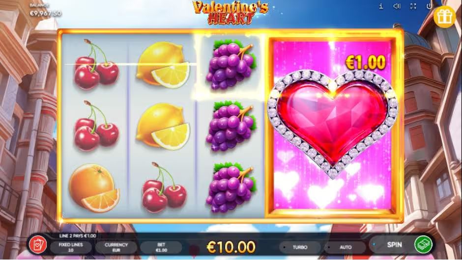 Valentine's Heart Slot Bonus Symbol