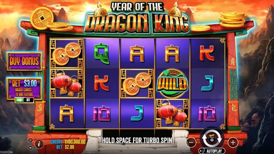 Year of the Dragon King Slot BG