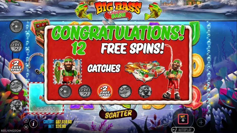 Big Bass Christmas Bash FS Win 2