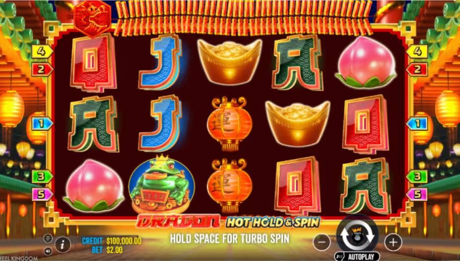 Dragon Hot Hold and Spin Slot Background