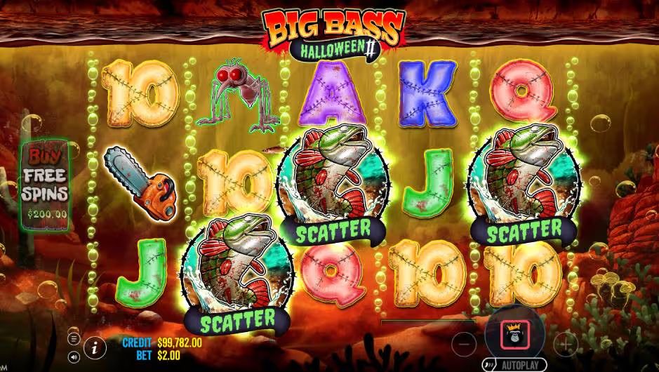 Big Bass Halloween 2 Scatter Symbols