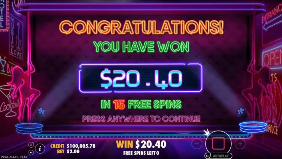 Dance Party Slot Free Spins