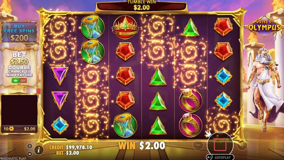 Gates of Olympus Slot Tumble WIn