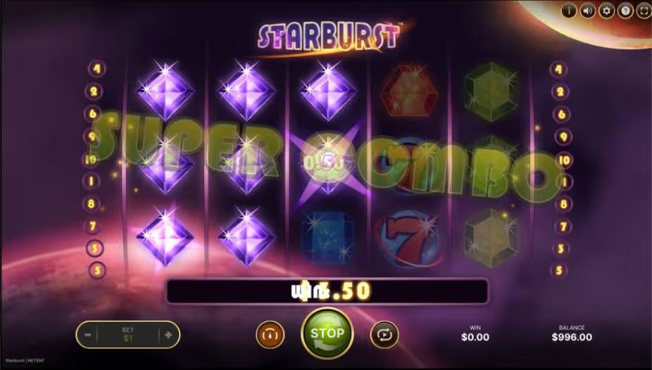 Starburst Slot Super Combo