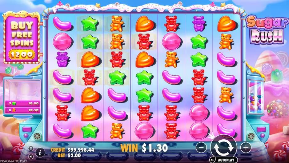 Sugar Rush Slot Design