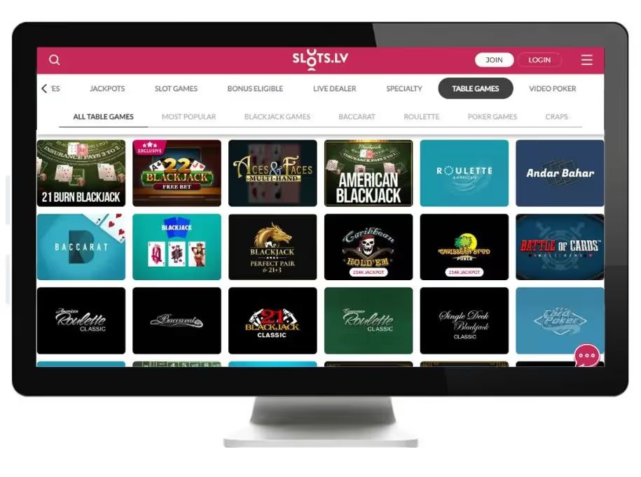 slotsiv live casino desktop