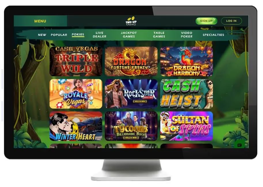 two up slots desktop