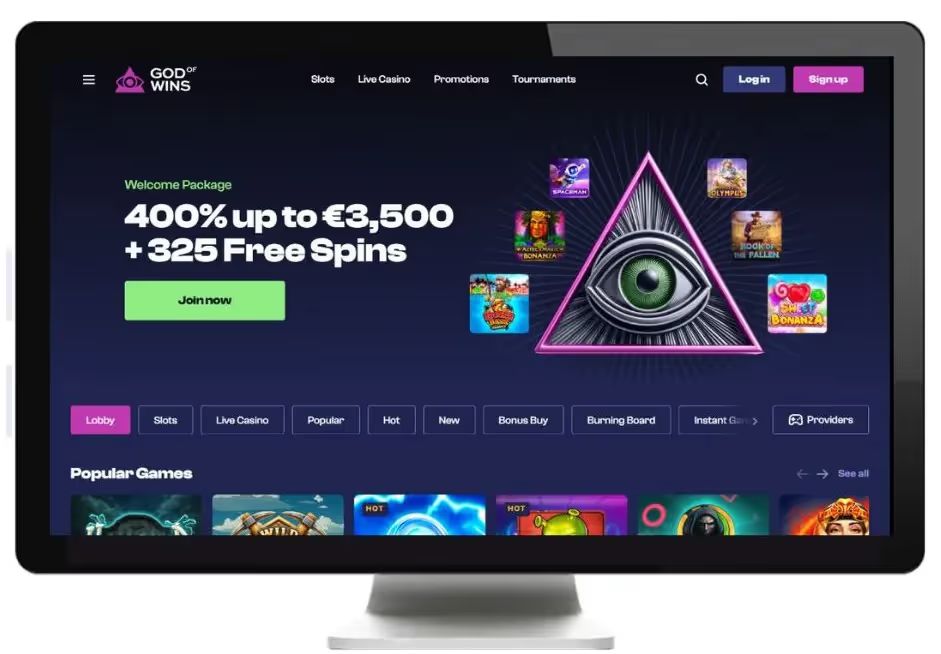 god of wins home desktop