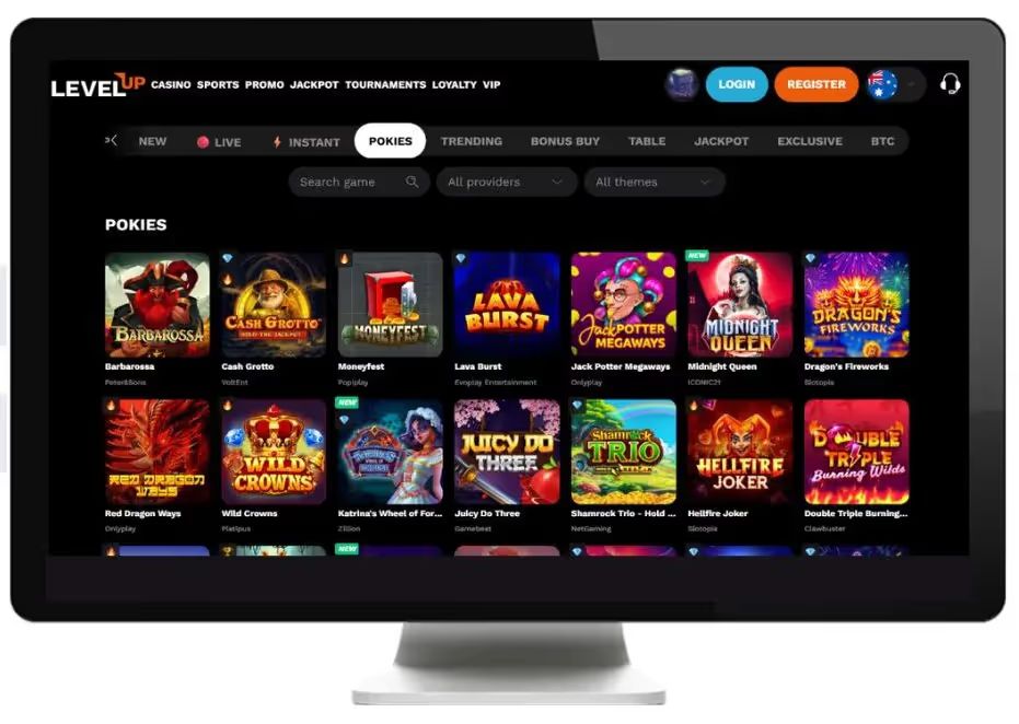 levelup slots desktop