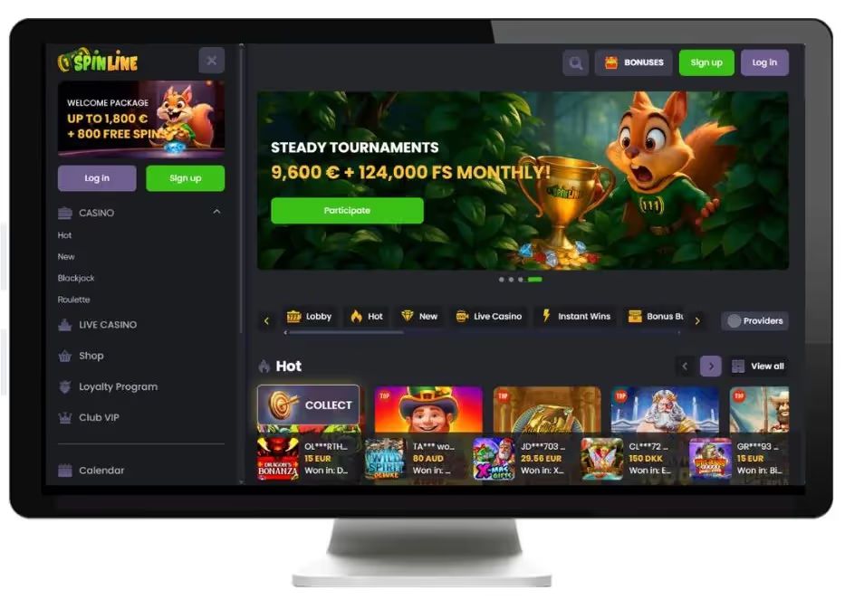 spinline home desktop