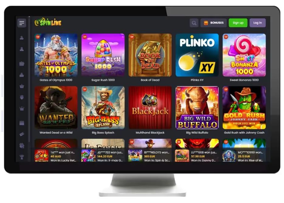 spinline slots desktop